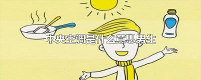 ​中央空调是什么意思男生
