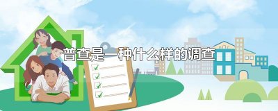 ​普查是一种什么样的调查