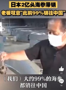 ​2亿头日本海参滞销 以前99%都销往中国